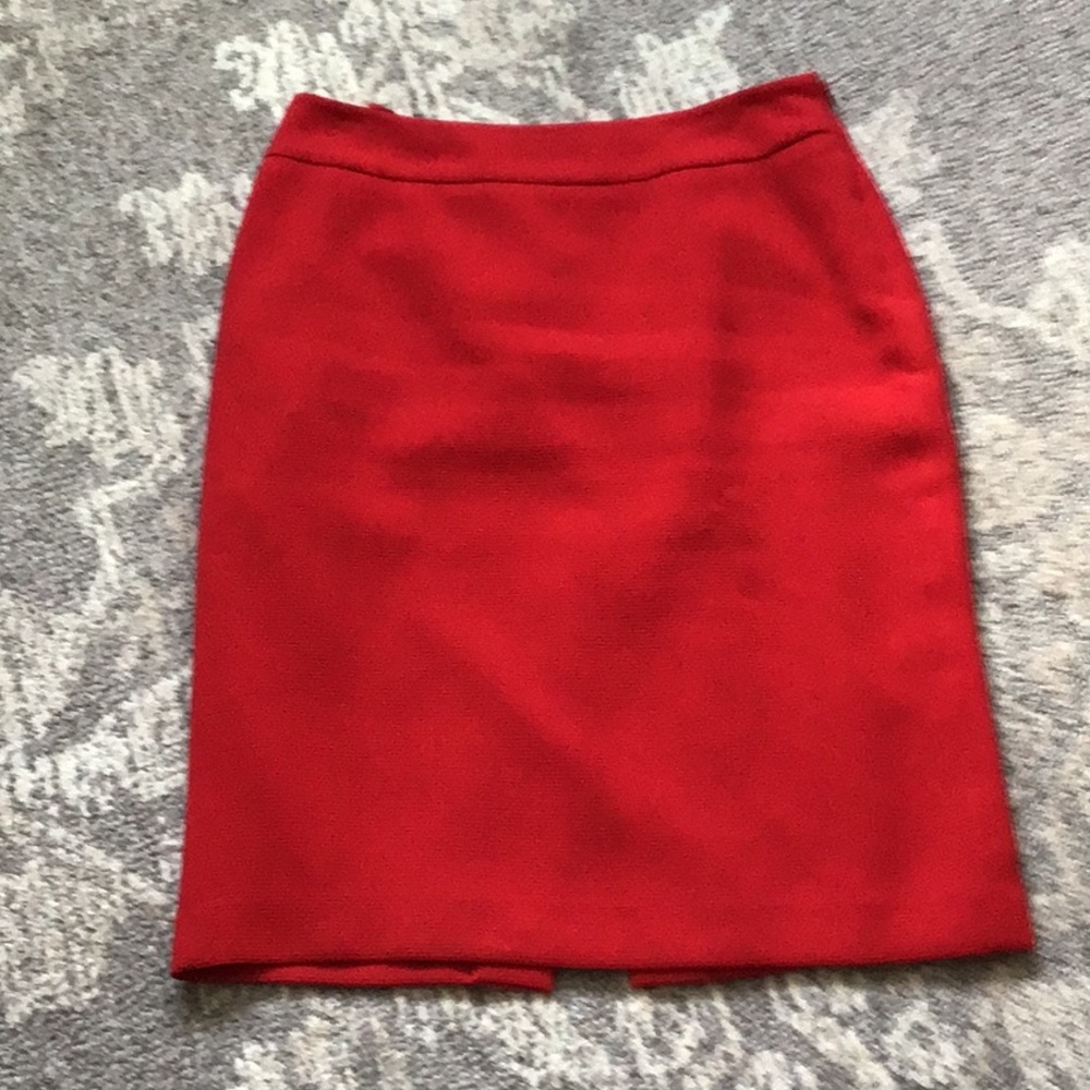 Anne Klein red pencil skirt